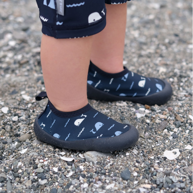 Jan & Jul Water Play Shoes - Navy Whale Tails
