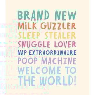 Pigment Productions Greeting Card - New Milk Guzzler ZW711B