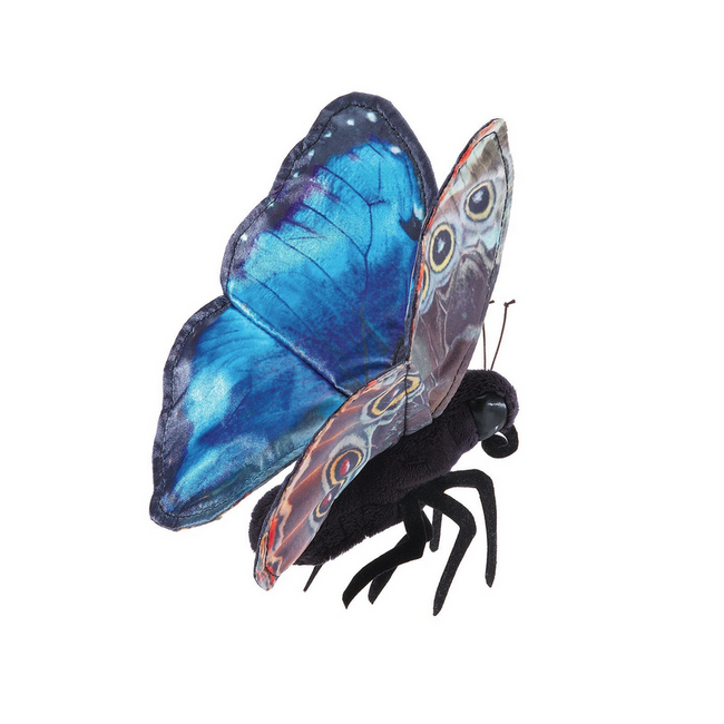 Fire the Imagination Folkmanis - Blue Morpho Butterfly Puppet