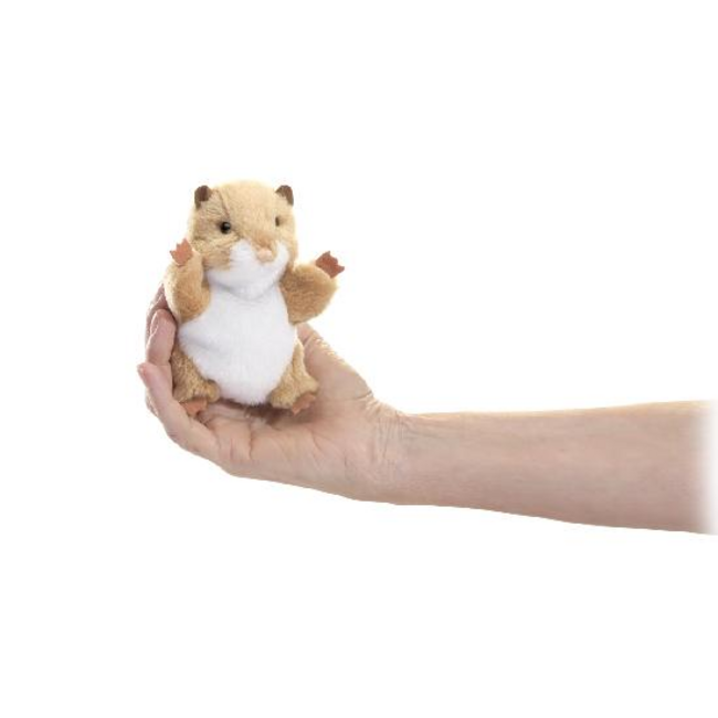 Fire the Imagination Folkmanis - Mini Hamster Finger Puppet