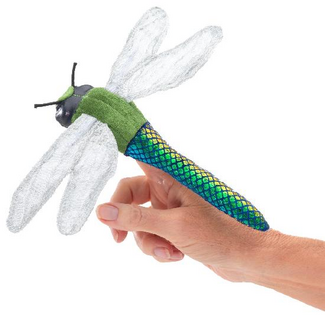 Fire the Imagination Folkmanis - Mini Dragonfly Finger Puppet