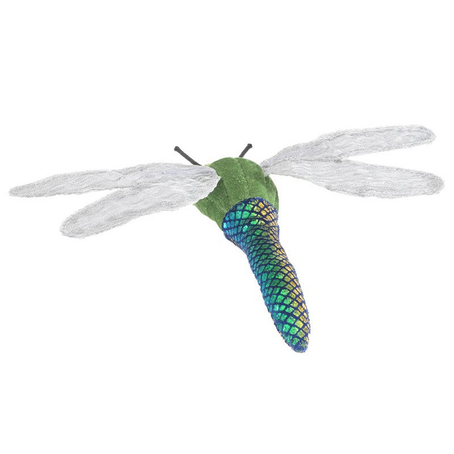 Fire the Imagination Folkmanis - Mini Dragonfly Finger Puppet