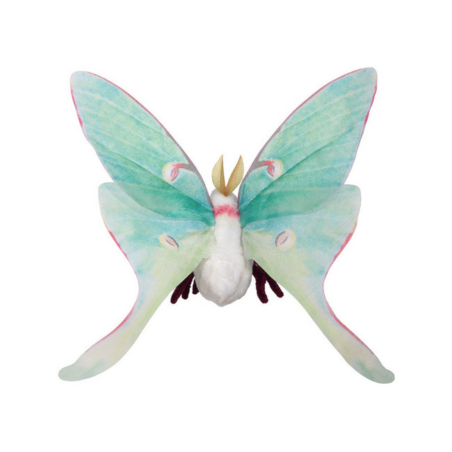 Fire the Imagination Folkmanis - Mini Luna Moth Finger Puppet