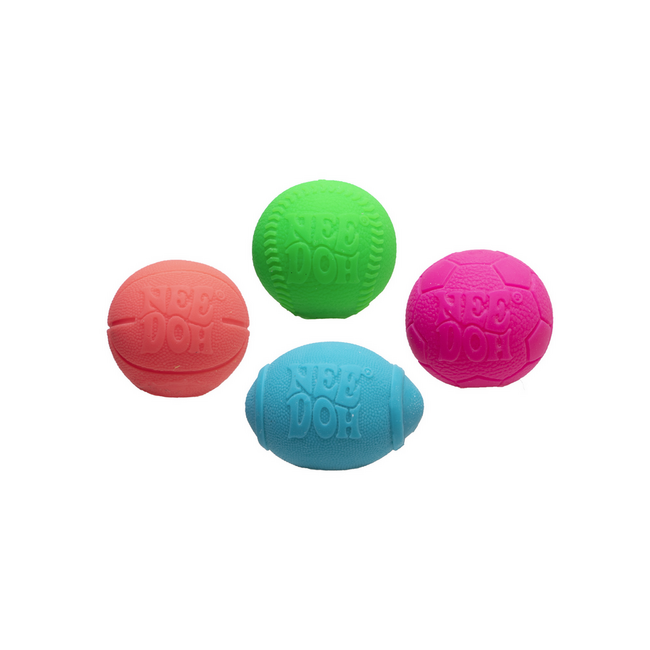 NeeDoh Teenie 4pk - Hot Shots (Sports Balls)