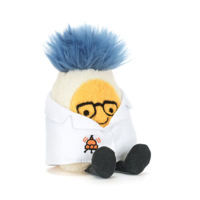 Jellycat Jellycat - Amuseables Bolied Egg Scientist Outfit