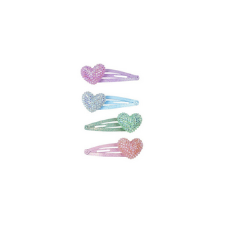 Great Pretenders Sparkle Heart Hair Clips