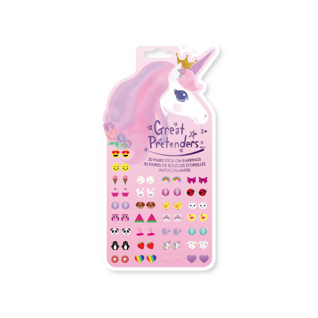 Great Pretenders Unicorn Stick On Earrings 30 Pairs