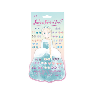 Great Pretenders Frosty Sister Stick On Earrings 30 Pairs
