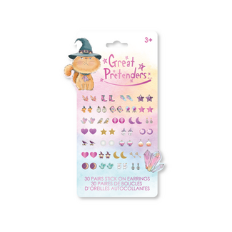 Great Pretenders Grumpy Cat Spelltastic Stick On Earrings 30 Pairs