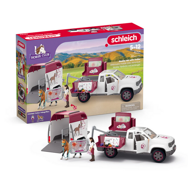 Schleich Horse Club Mobile Vet with Trailer 42704