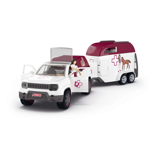 Schleich Horse Club Mobile Vet with Trailer 42704