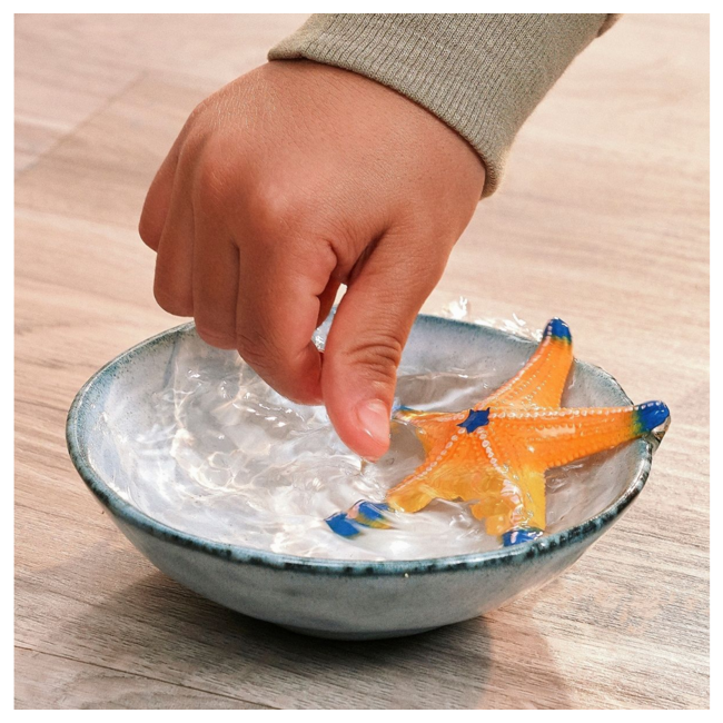 Schleich Wildlife Yellow Dot Color Changing Starfish 14902