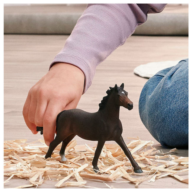 Schleich Horse Club Grey Dot English Thoroughbred Mare 14914