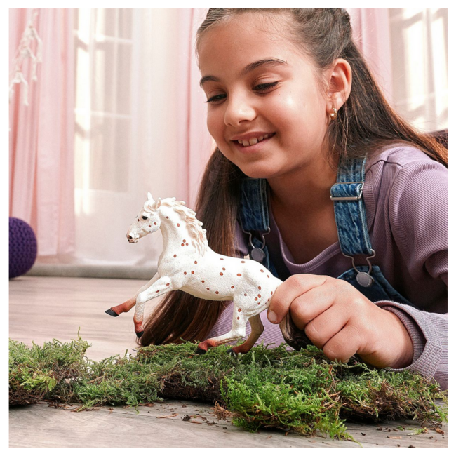 Schleich Horse Club Grey Dot Knabbstrupper Mare 14917