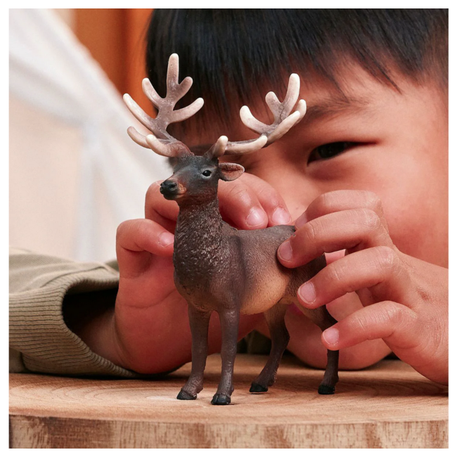 Schleich Wildlife Grey Dot Elk 14992