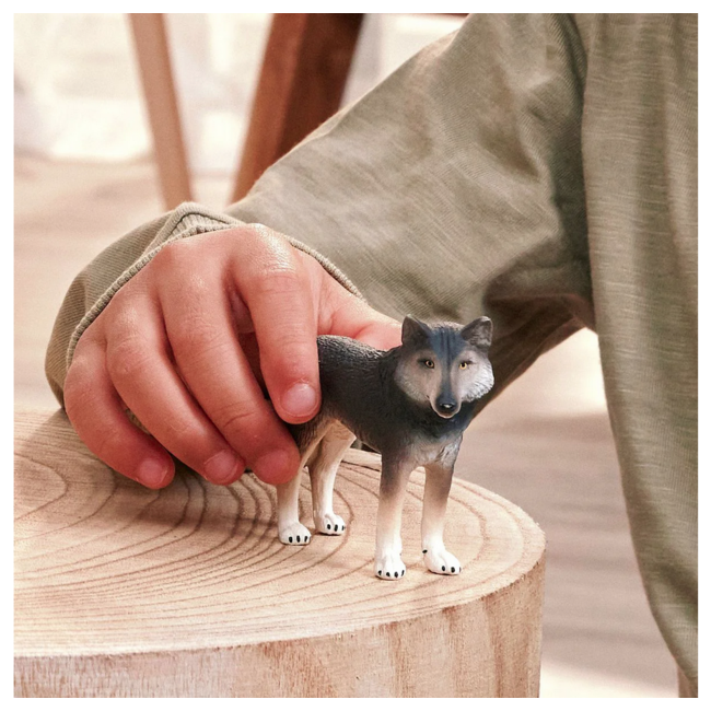 Schleich Wildlife Yellow Dot American Wolf 14991