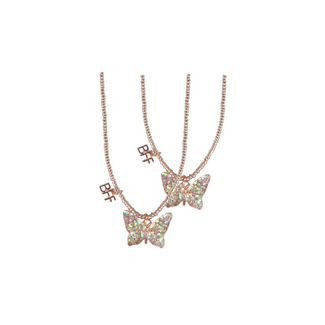 Great Pretenders Great Pretenders - BFF Butterfly Share & Tear Necklace 2Pc