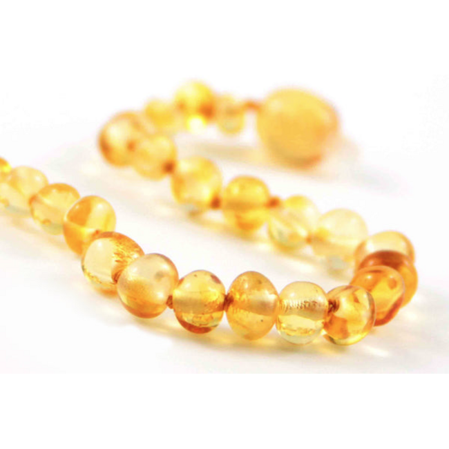 Healing Amber Healing Amber 11 inch Necklace Liquid Gold Circle