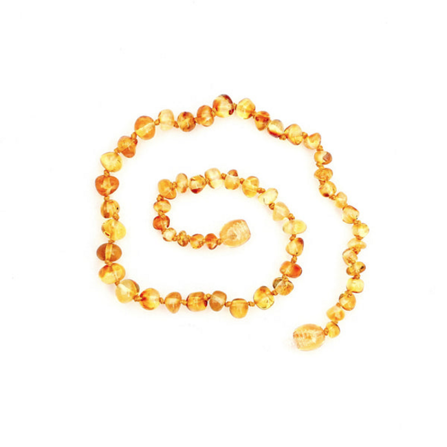 Healing Amber Healing Amber 11 inch Necklace Liquid Gold Circle