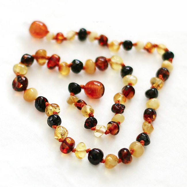 Healing Amber Healing Amber 13 inch Necklace Multi Circle