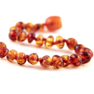 Healing Amber Healing Amber 18 inch Necklace Caramel Circle