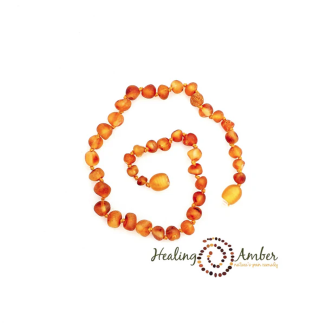 Healing Amber Healing Amber 15 inch Necklace Raw Caramel