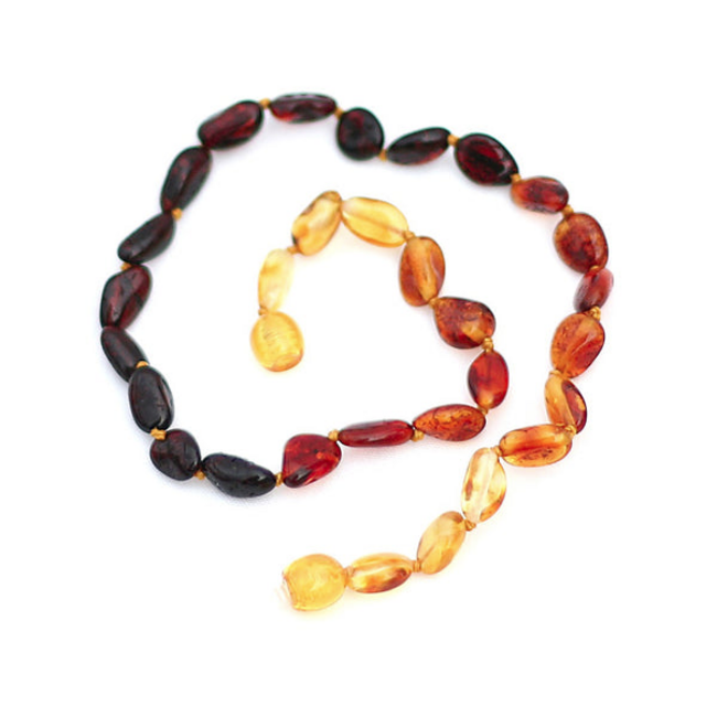 Healing Amber Healing Amber 17.5inch Necklace Rainbow Circle