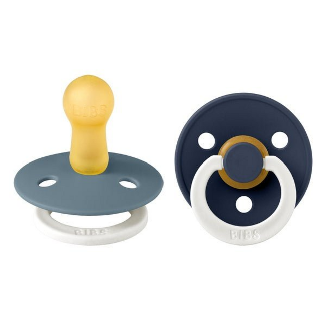Bibs Glow Pacifier Size 2 Petrol Glow/Deep Space