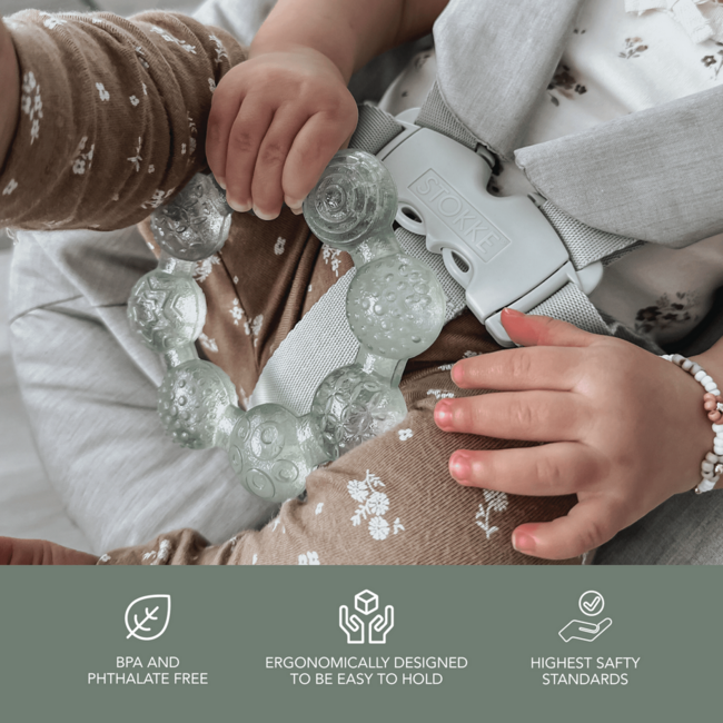 Nouka Cool Ring Teether - Moss