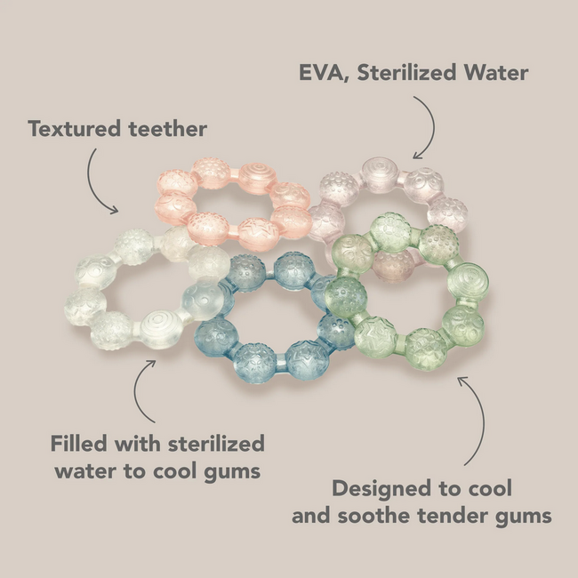 Nouka Cool Ring Teether - Moss