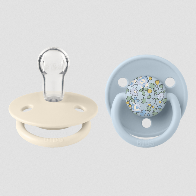 Bibs X Liberty Pacifier De Lux - Eloise Baby Blue Mix Silicone