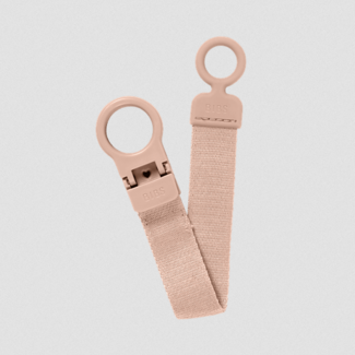 Bibs - Pacifier Loop Clip - Blush
