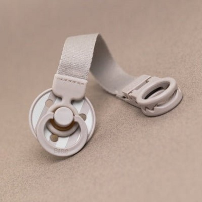 Bibs - Pacifier Loop Clip - Blush