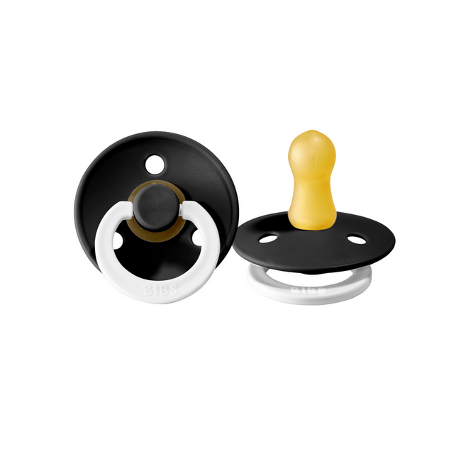 Bibs Glow Pacifier Size 1 Black