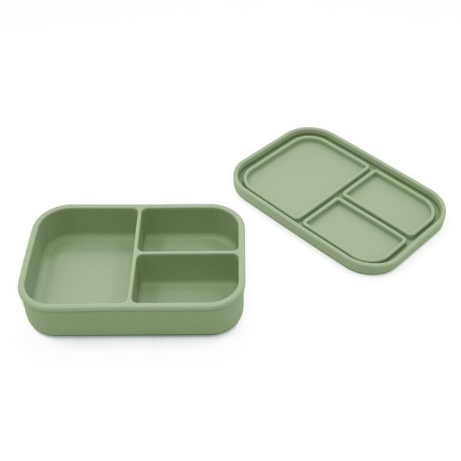 nouka Silicone Bento Snack Box - LEAF