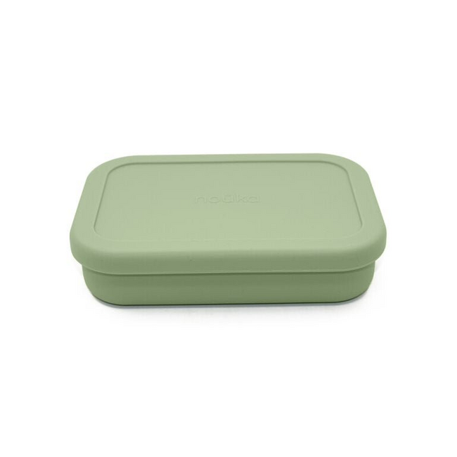 nouka Silicone Bento Snack Box - LEAF