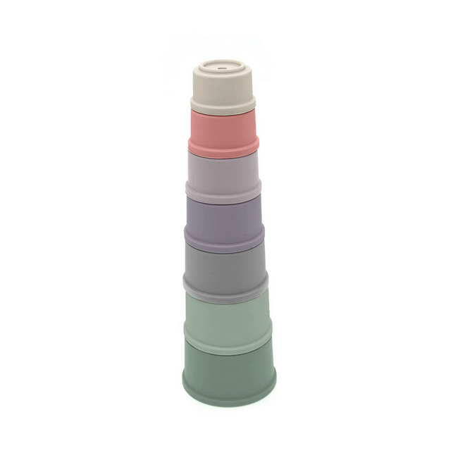 Nouka  Silicone Stacking Cups - Bloom Set