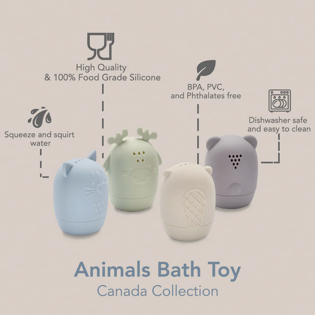 Nouka Animal Bath Toys Canada Collection - In The Wild