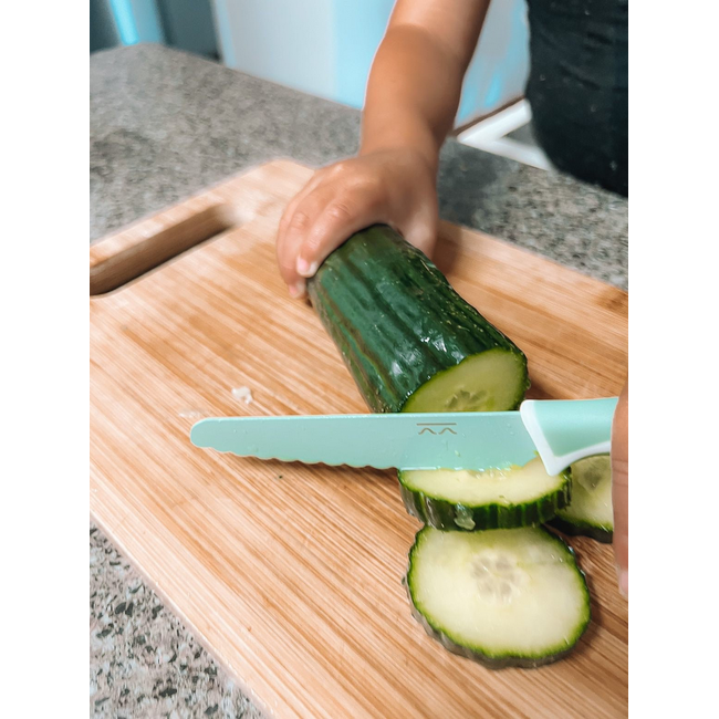 Kiddikutter Child Safe Knife - Sage Green