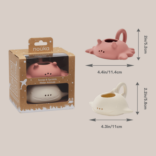 Nouka Animal Bath Toys - Scoop & Sprinkle - By The Sea