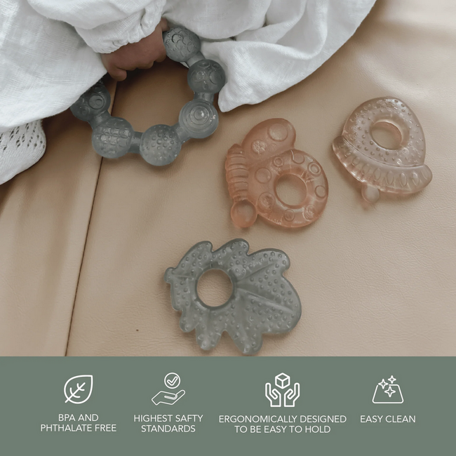 Nouka Cooling Nature Teether 2Pc Earth
