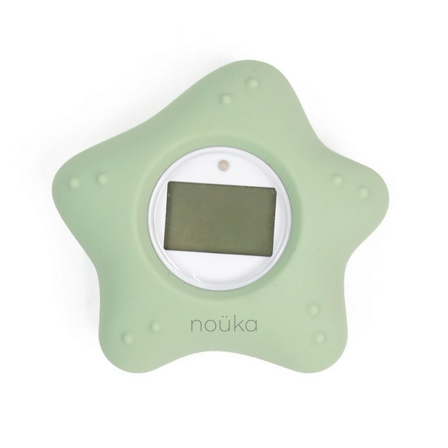 nouka Bathtub Safety Thermometer Starfish - Moss