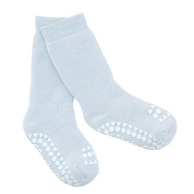 GoBabyGo Non Slip Bamboo Socks - Sky Blue