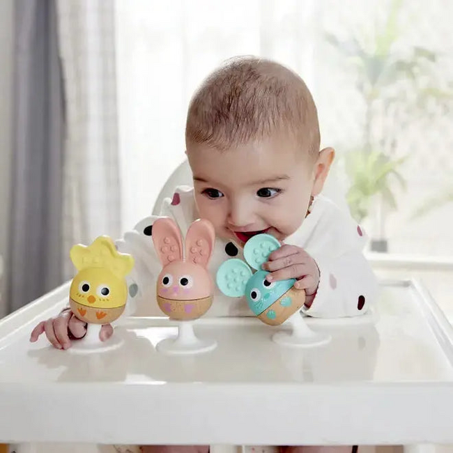 Hape - Cheery Critter Rattle Trio E0123