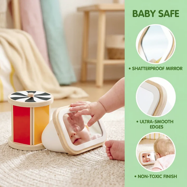 Hape - Spinning Drum w/ Mirror E0139