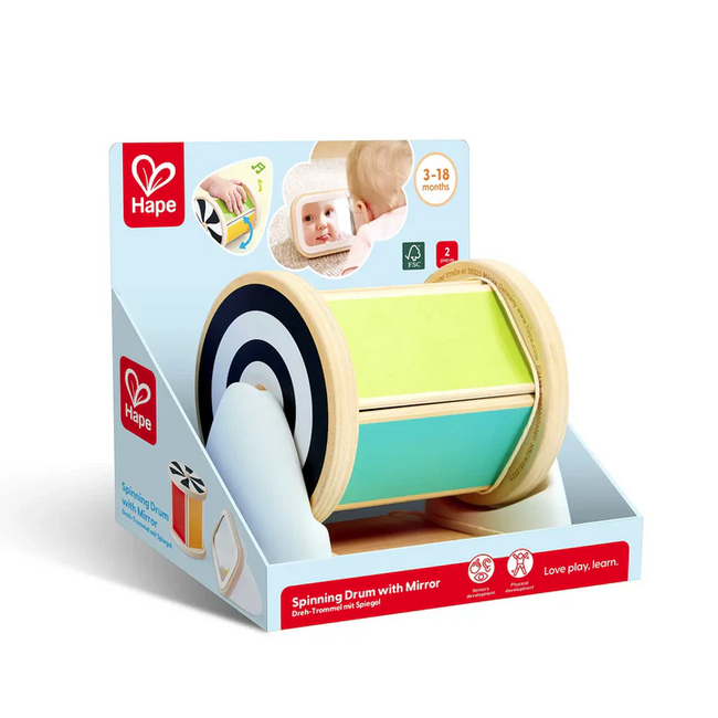 Hape - Spinning Drum w/ Mirror E0139