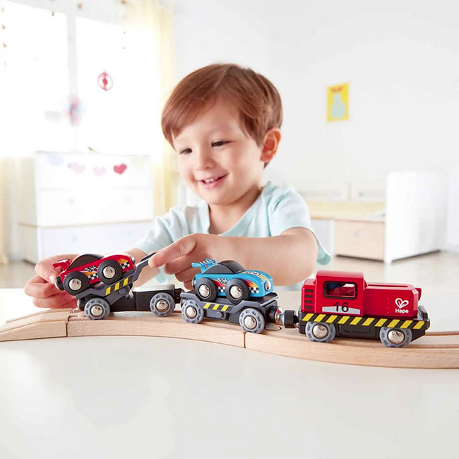Hape - Race Car Transporter E3735