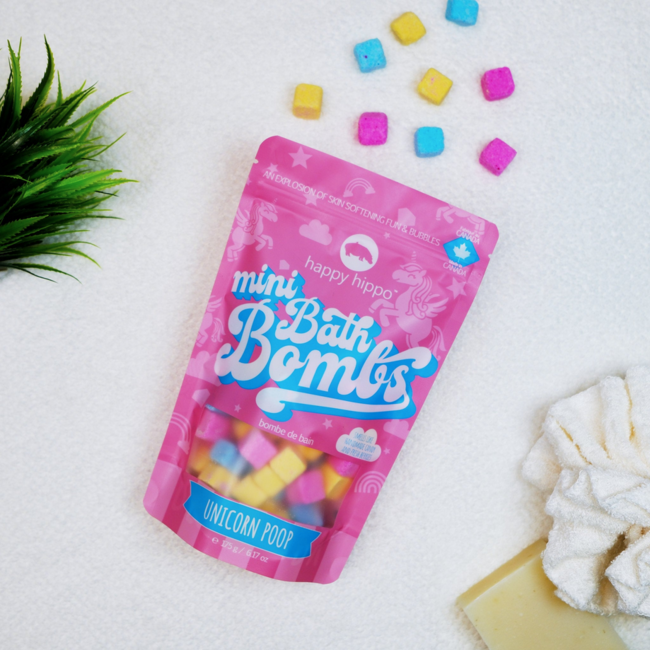 Happy Hippo Happy Hippo Mini Bath Bombs - Unicorn Poop