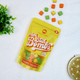 Happy Hippo Happy Hippo Mini Bath Bombs - Pineapple Tangerine