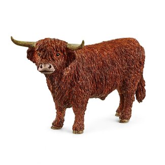 Schleich Farm World Grey Dot Highland Bull 13919